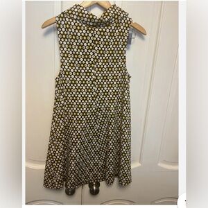 Free People Sleeveless Sabrina Swing
Dress Beige Gold-Green Black
Geometric L